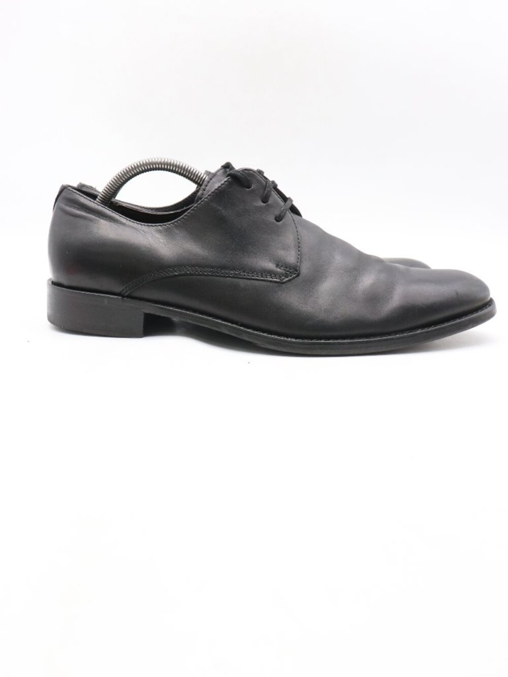 John Varvatos Plain Toe Men's Size 10.5 M  Black Leather Dress Shoes Lace Up